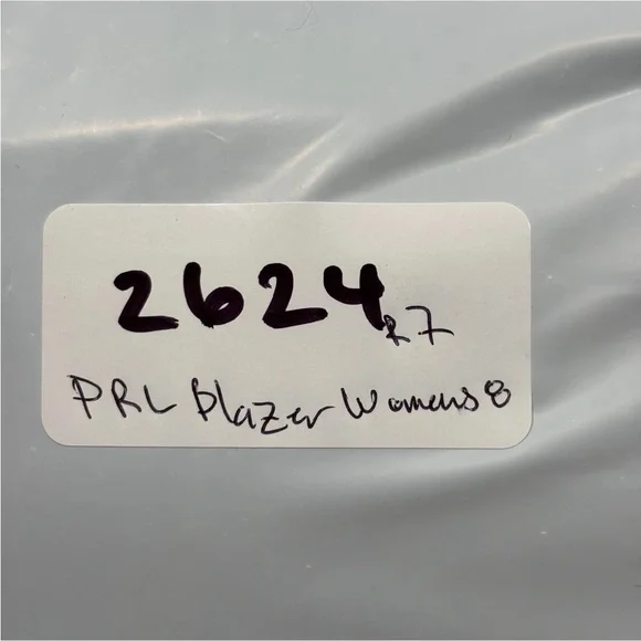 Ralph Lauren Black Label Velvet Jacket Coat Blazer Size 8 Deep Navy Blue - Picture 9 of 9